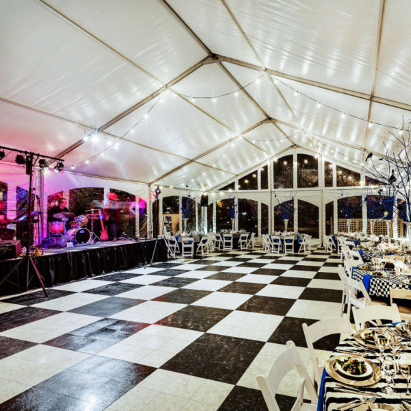 Luxury Black Marble Dance Floor and Event Floor – Exhibit Flooring