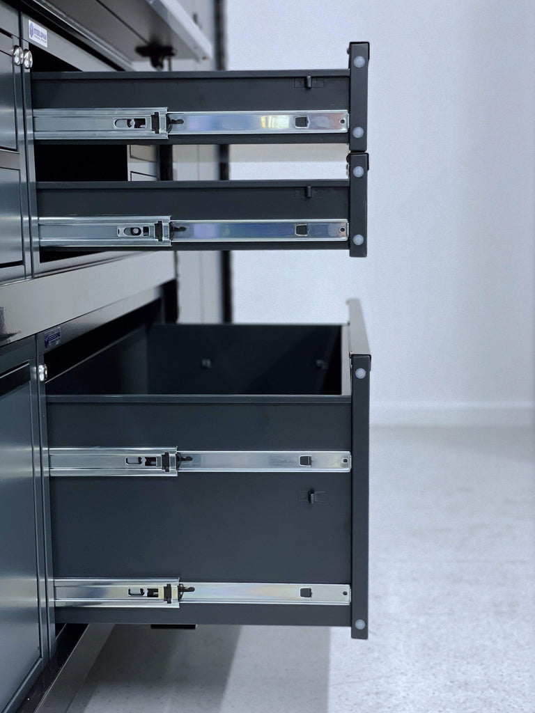 Steelspan Storage Systems Module 17 Double with Overhead Cabinets